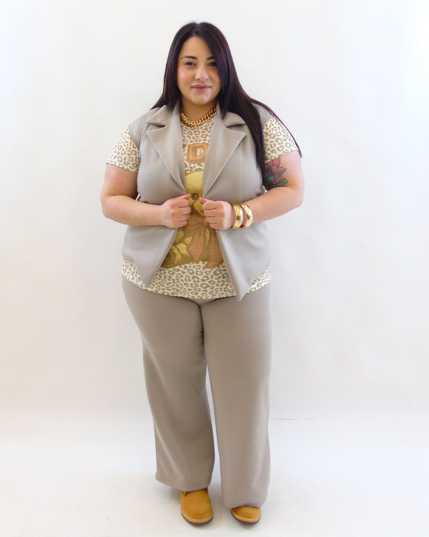 Coordinato comodo gilet 3774
