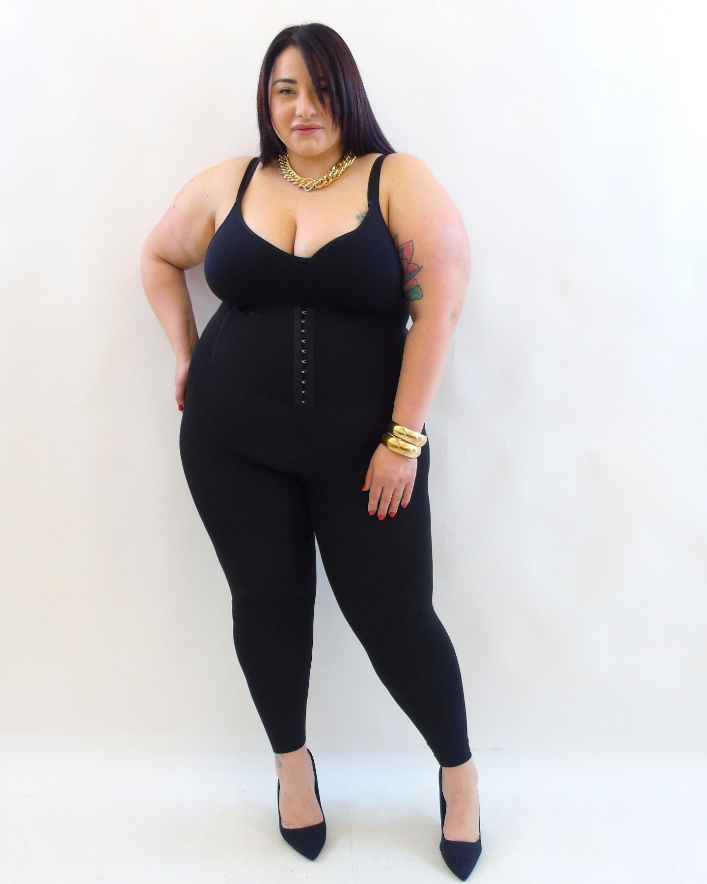 Leggings modellante con ganci 600
