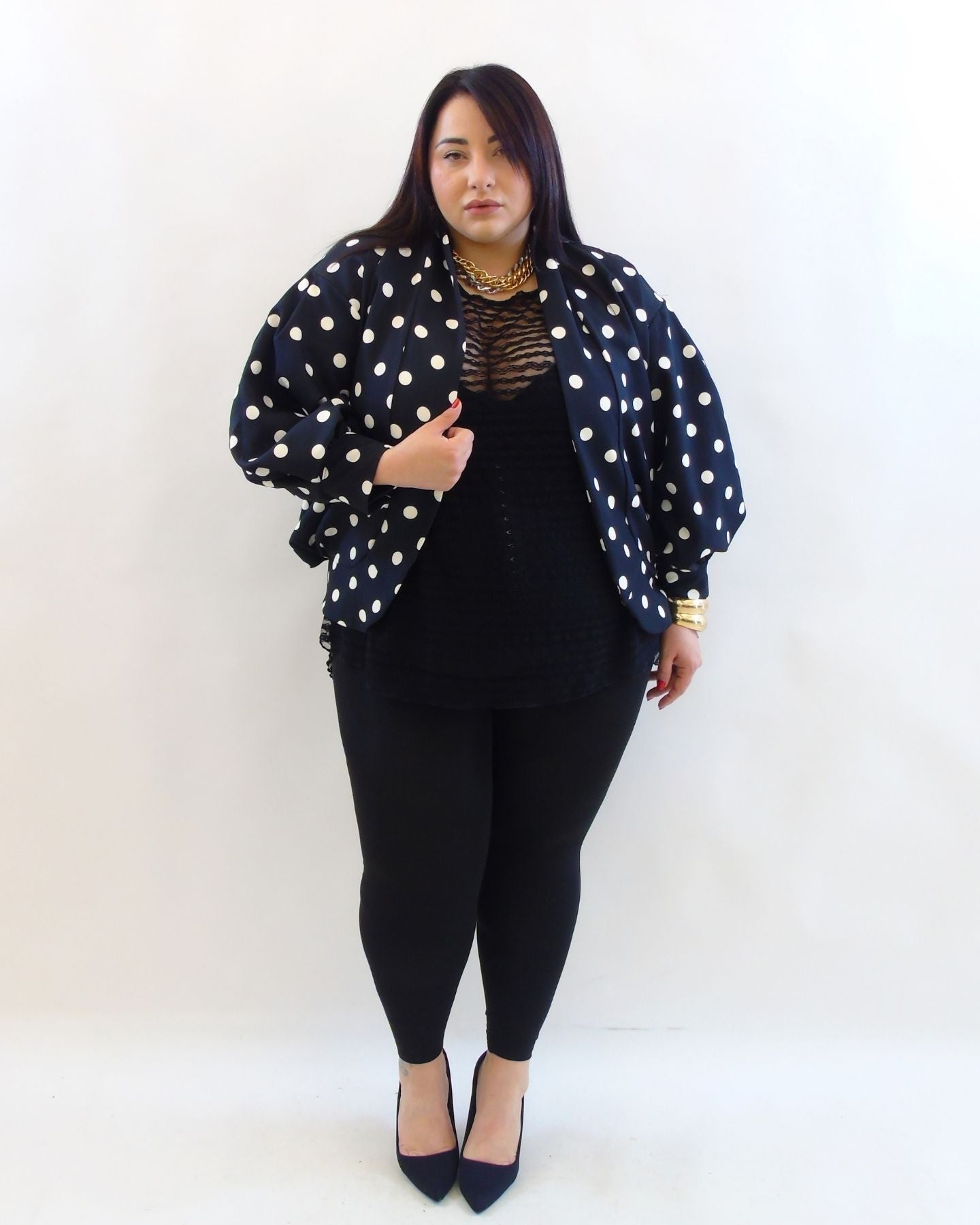 Leggings modellante con ganci 600