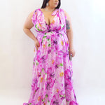 Abito floreale cerimonia  80862