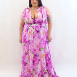 Abito floreale cerimonia  80862