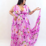 Abito floreale cerimonia  80862