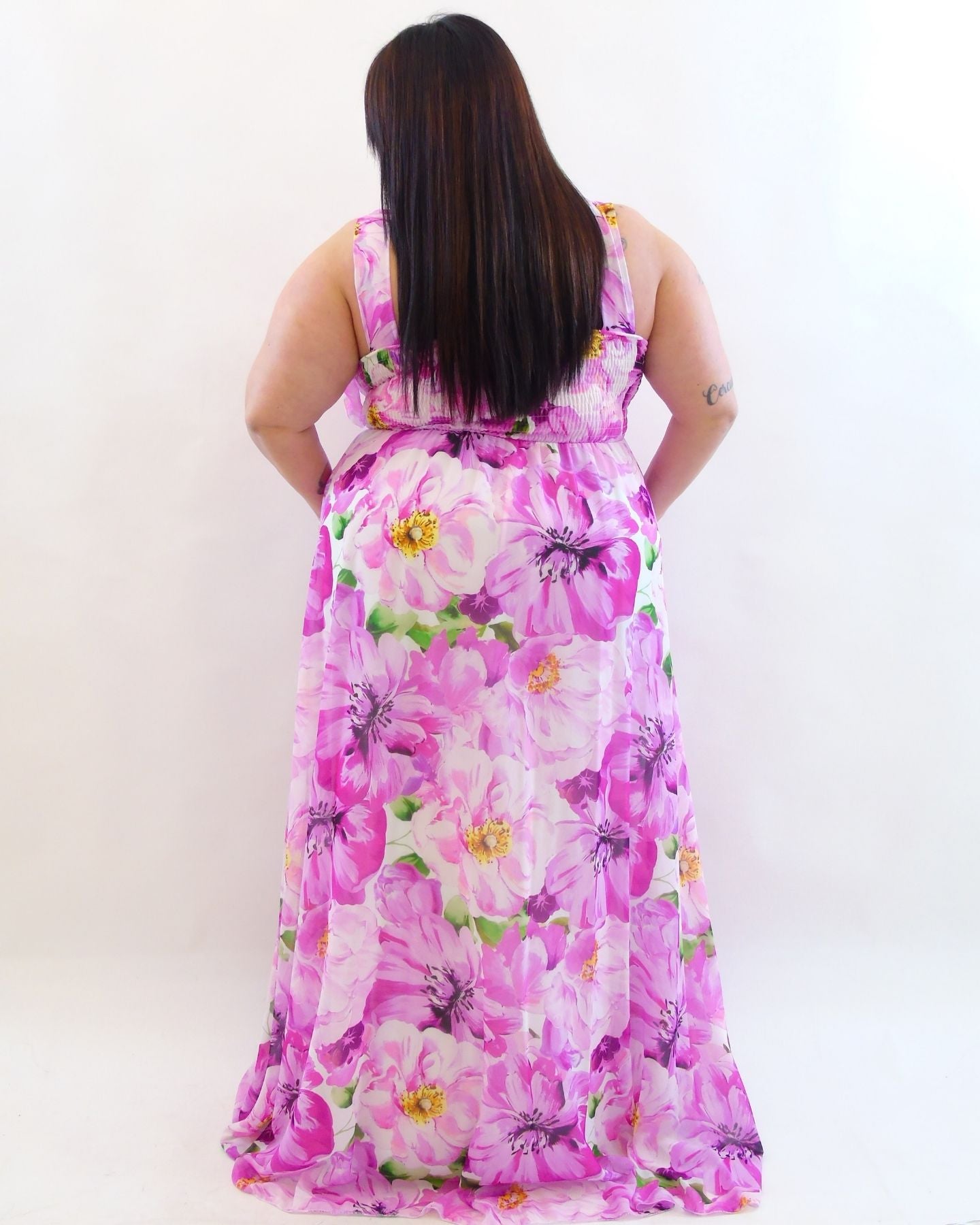 Abito floreale cerimonia  80862