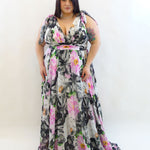 Abito floreale cerimonia  5284