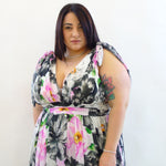 Abito floreale cerimonia  5284