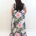 Abito floreale cerimonia  5284