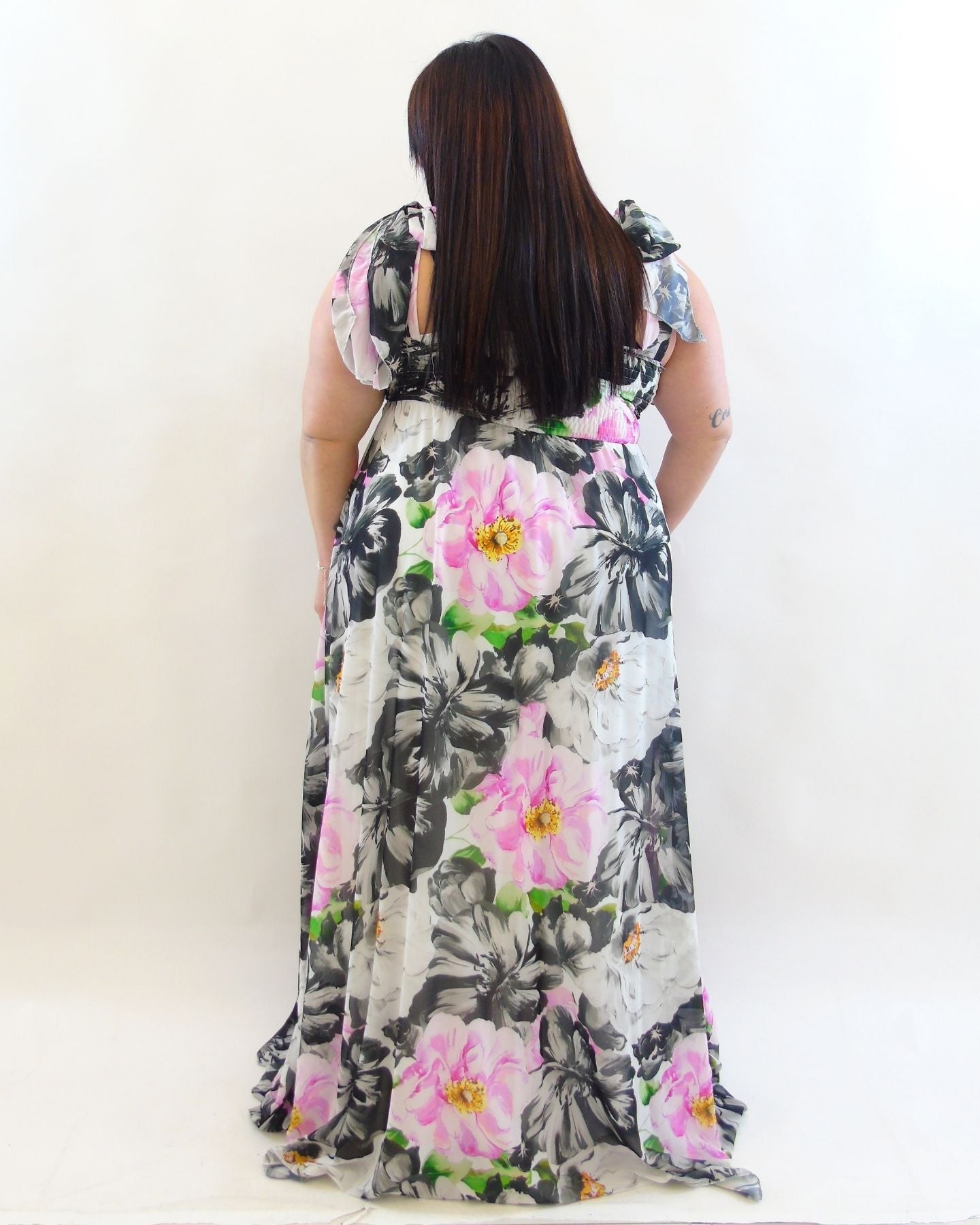 Abito floreale cerimonia  5284