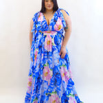 Abito floreale cerimonia  6767