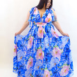 Abito floreale cerimonia  6767