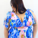 Abito floreale cerimonia  6767