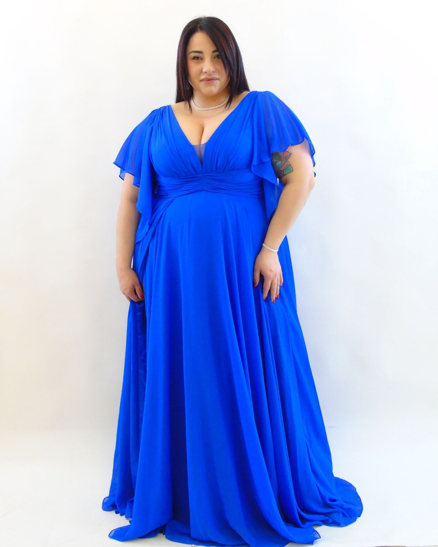 Abito cerimonia Blu  6696