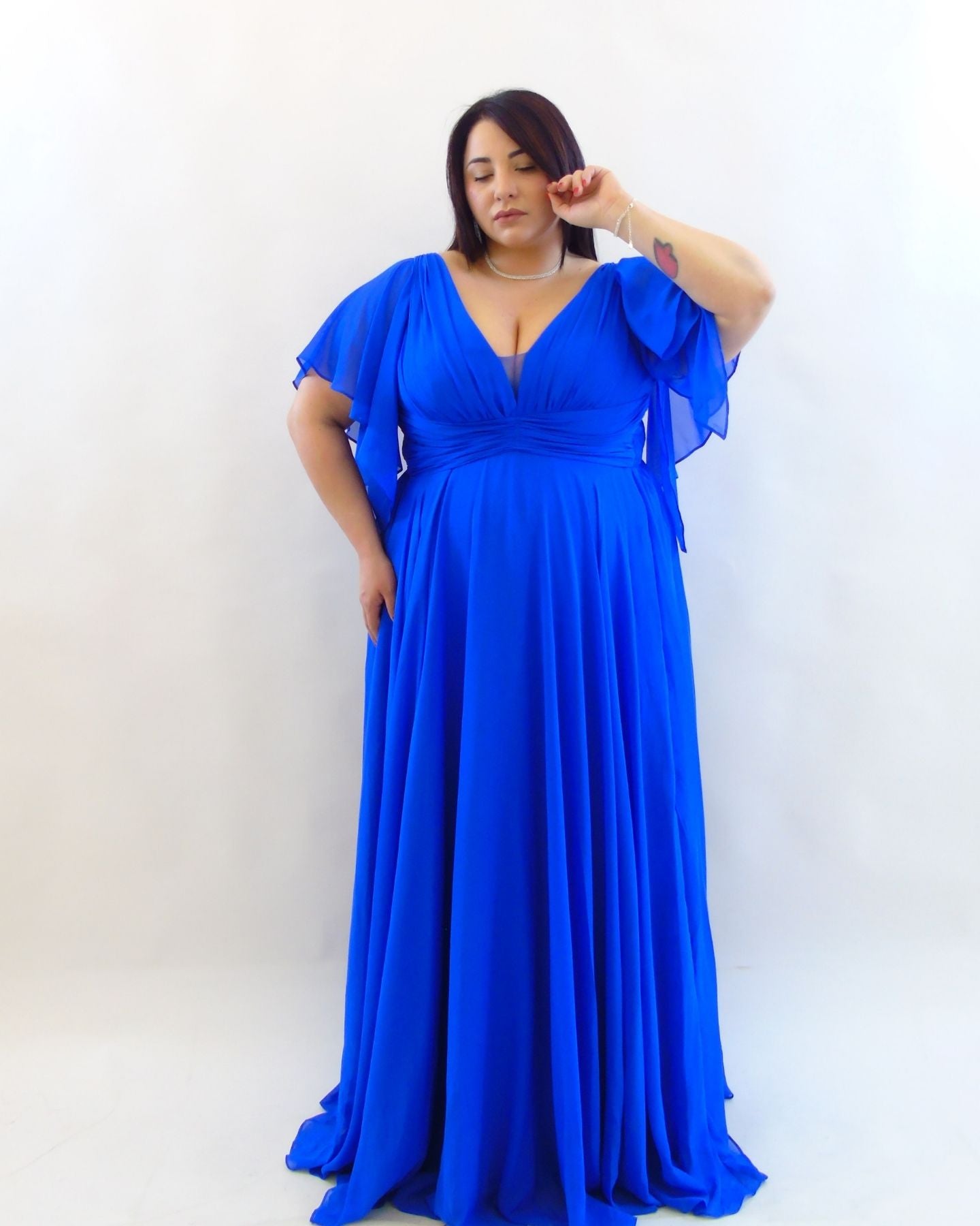 Abito cerimonia Blu  6696