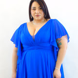 Abito cerimonia Blu  6696