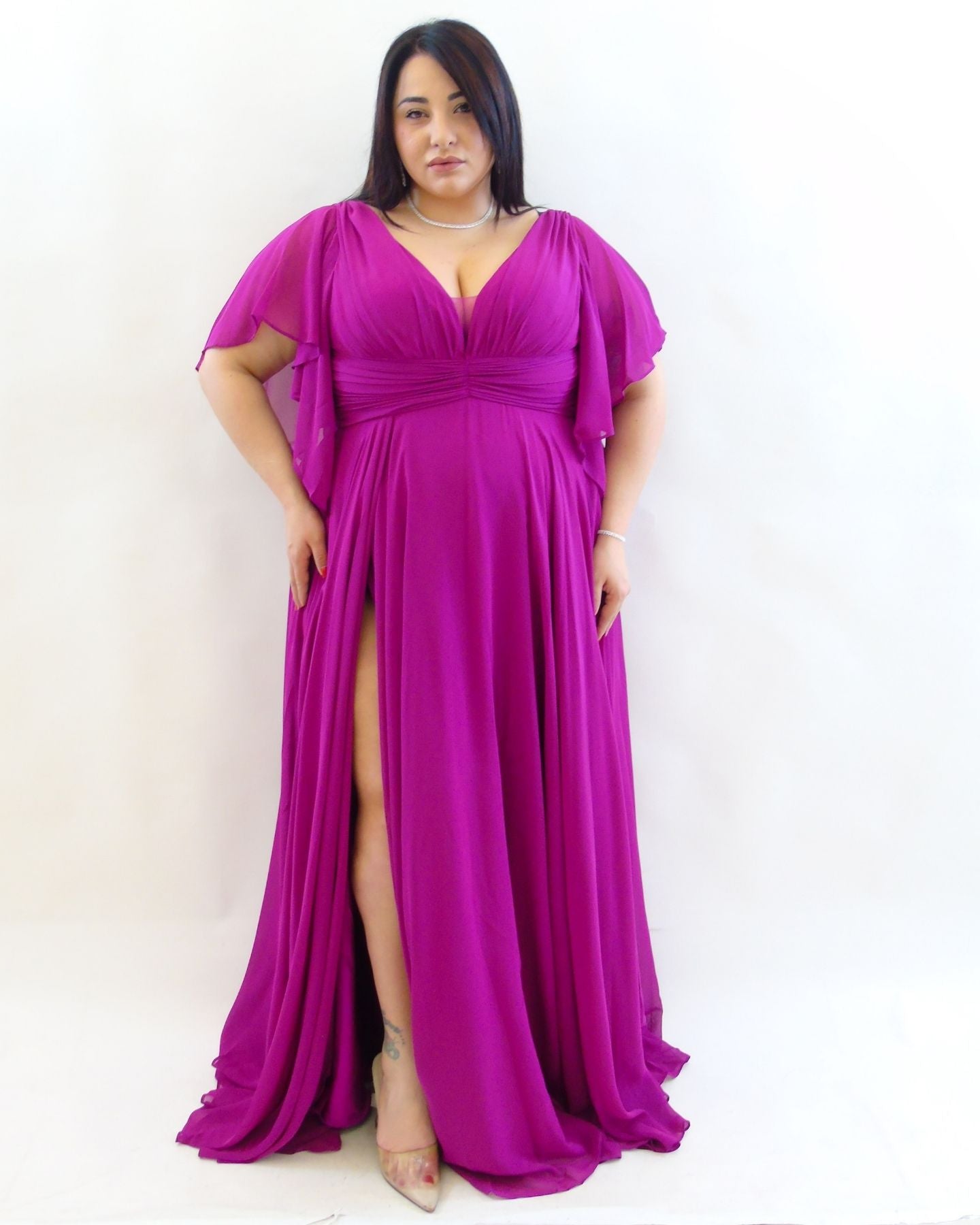 Abito cerimonia Magenta 6696