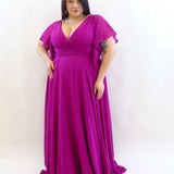 Abito cerimonia Magenta 6696