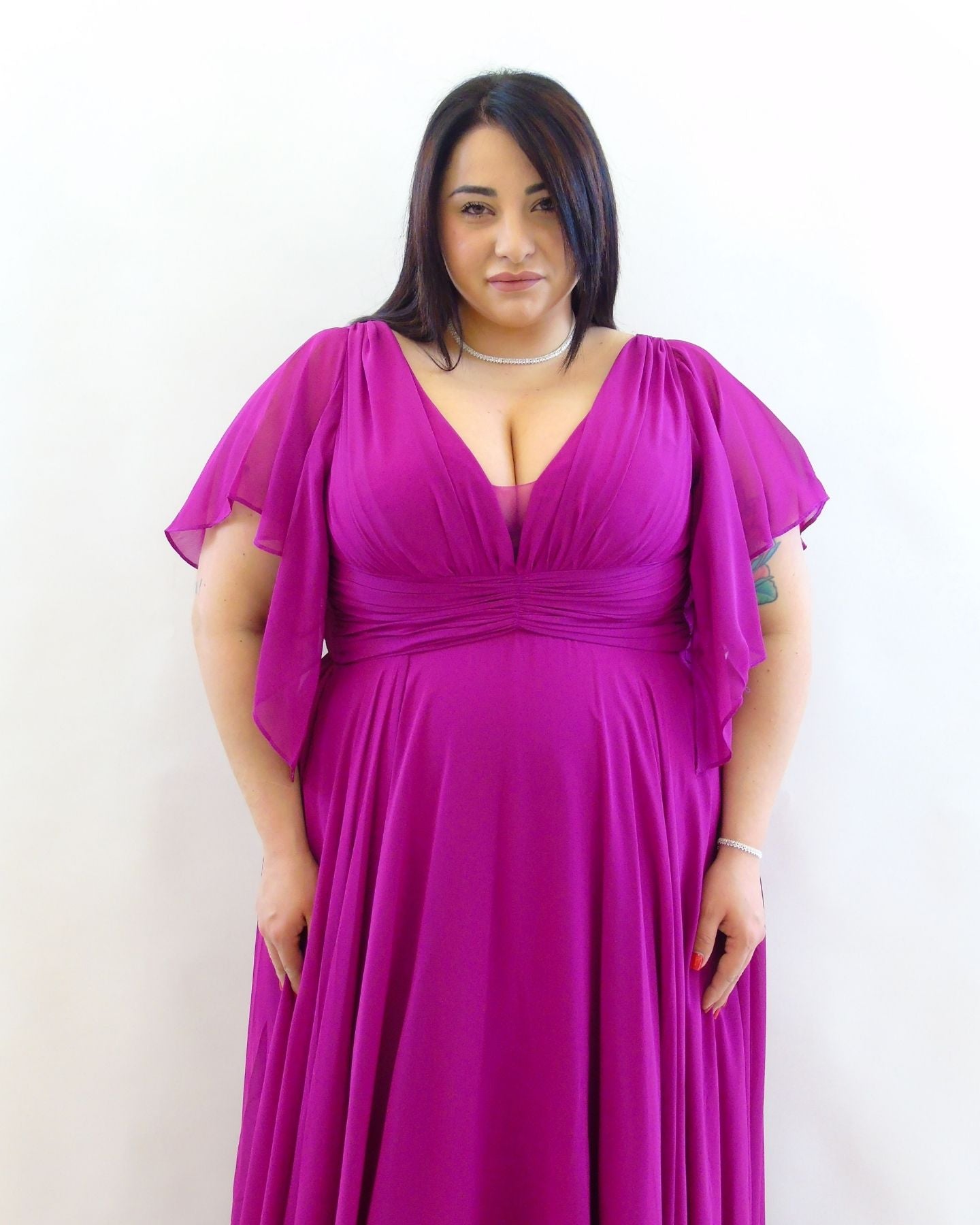 Abito cerimonia Magenta 6696