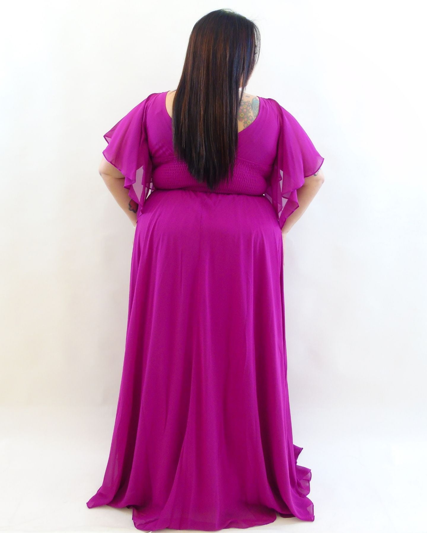 Abito cerimonia Magenta 6696