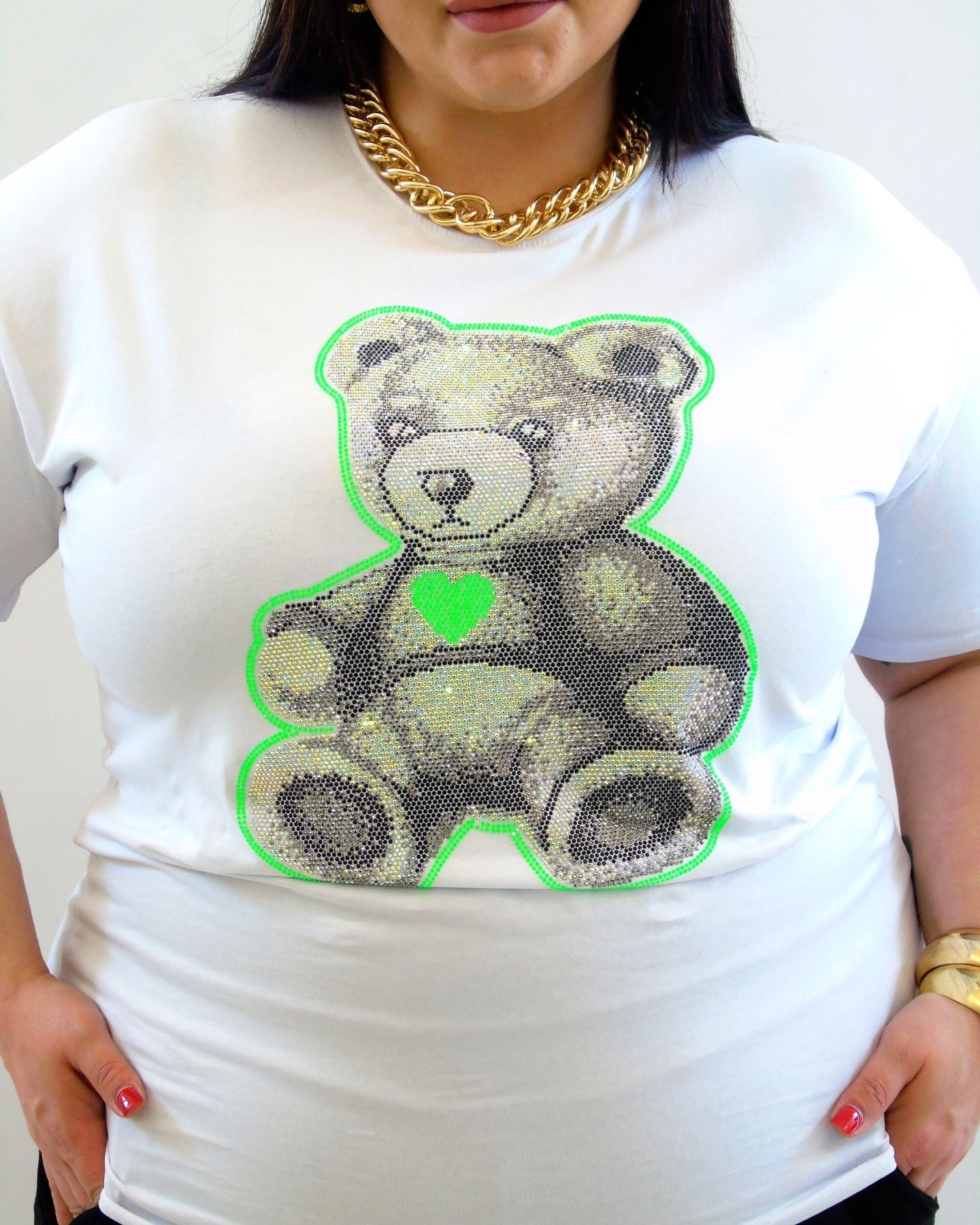 Tshirt teddy verde lime 2916