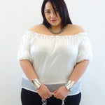 Blusa scollo a barca 2425