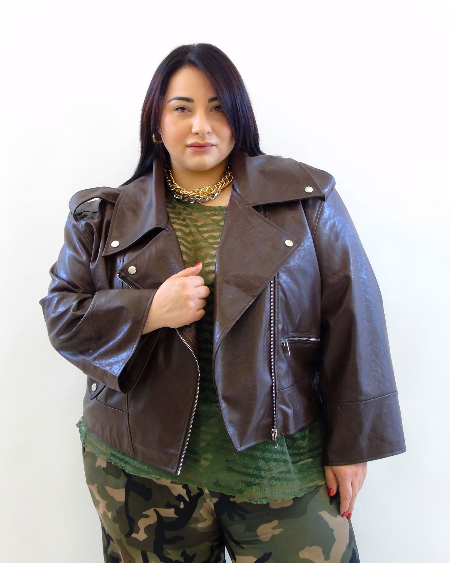 Chiodo in pelle 534
