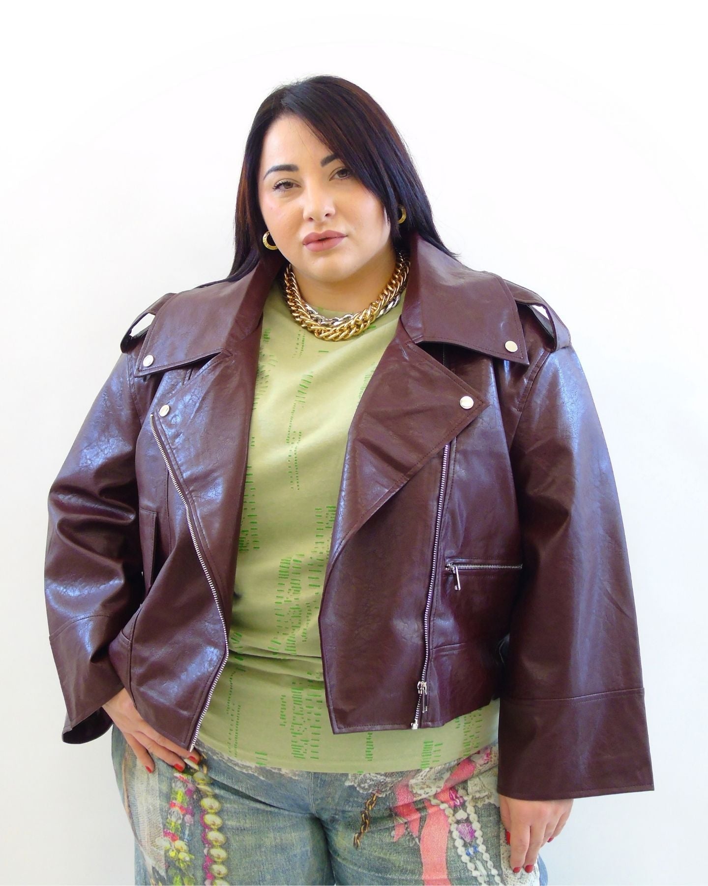 Chiodo in pelle 534