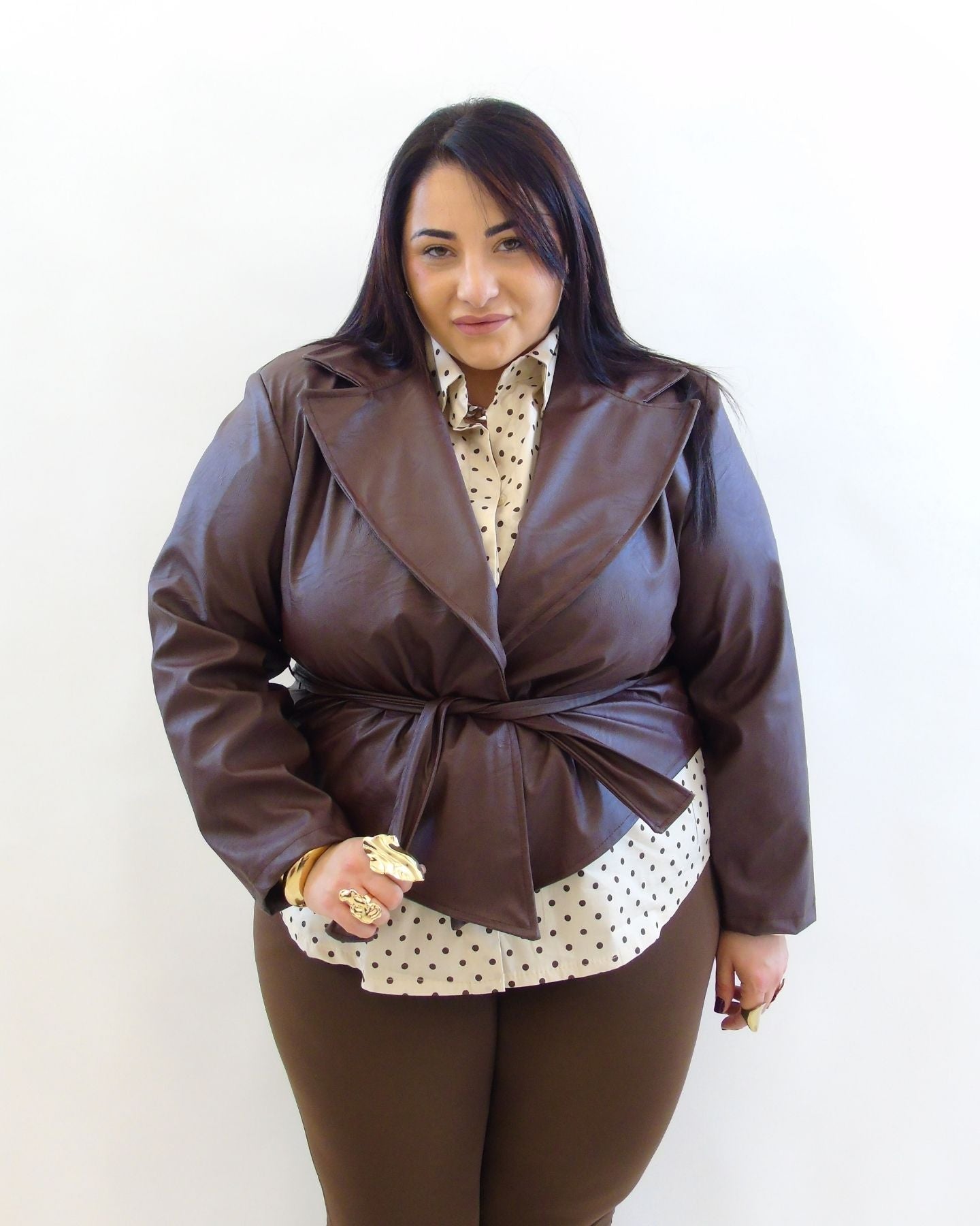 Giacca in pelle 13476