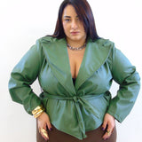 Giacca in pelle 13476