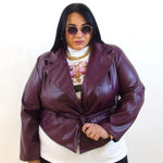 Giacca in pelle 13476