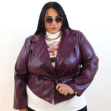 Giacca in pelle 13476