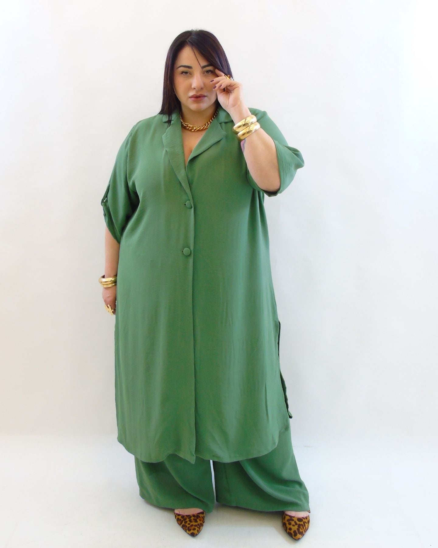 Coordinato con cardigan lungo 502351