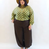 Pantalone satin balloon 1810
