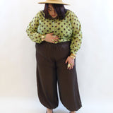 Pantalone satin balloon 1810