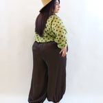 Pantalone satin balloon 1810