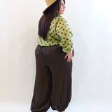 Pantalone satin balloon 1810