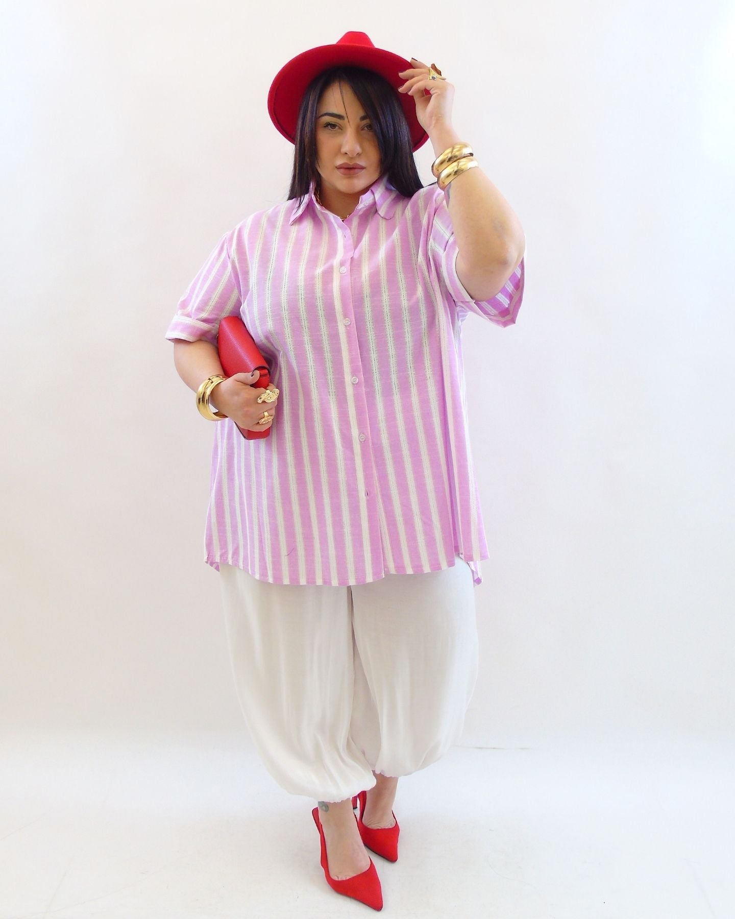 Pantalone satin balloon 1810