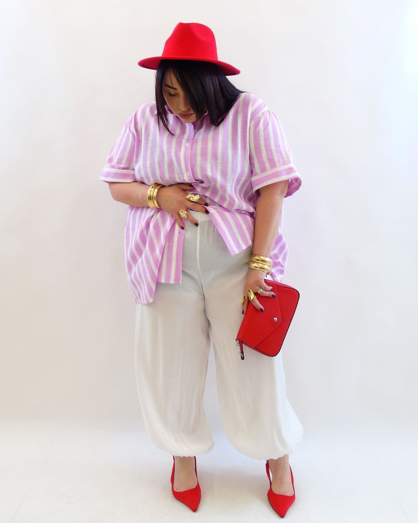Pantalone satin balloon 1810