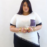 tshirt con pizzo 26222