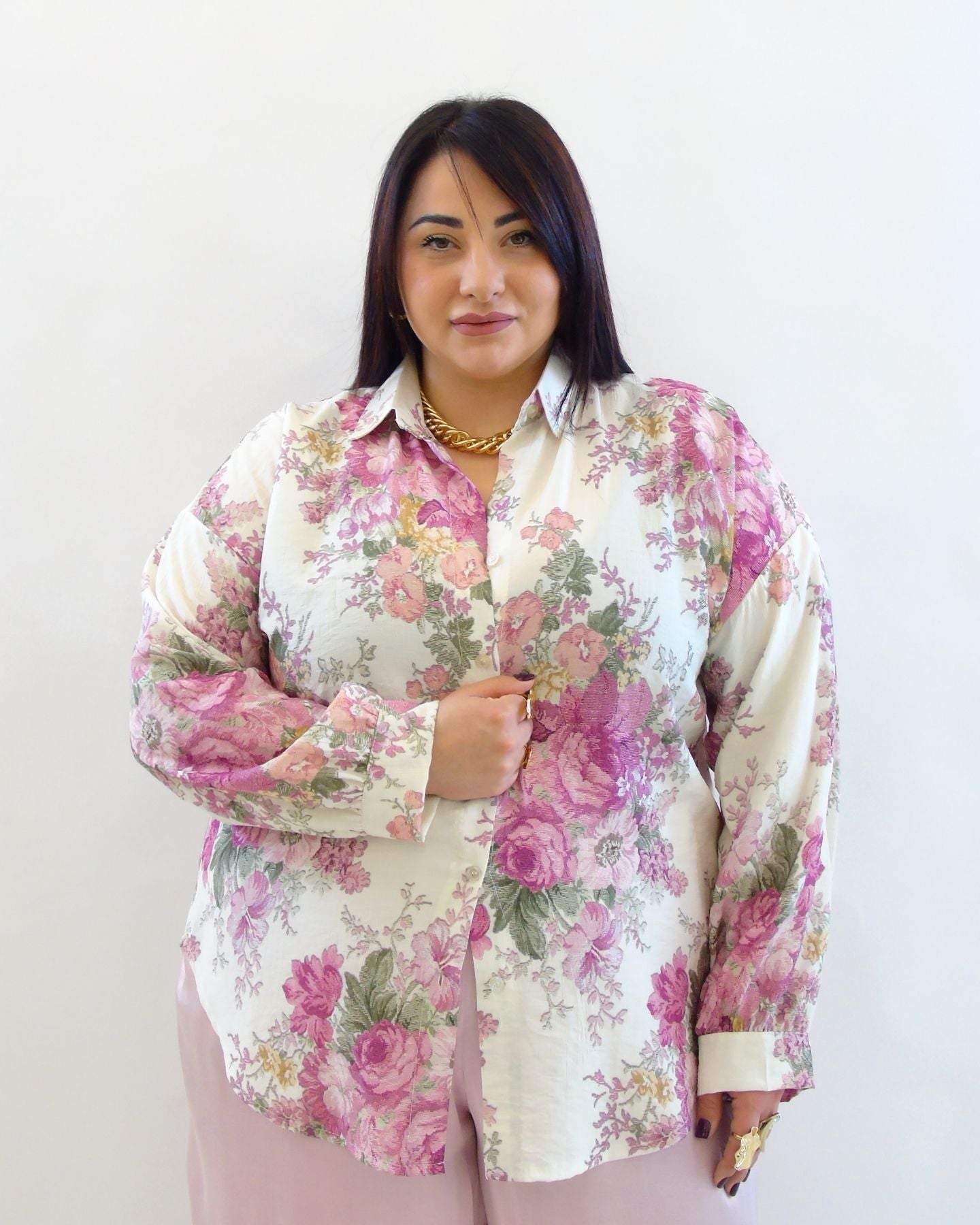 camicia flower 22177
