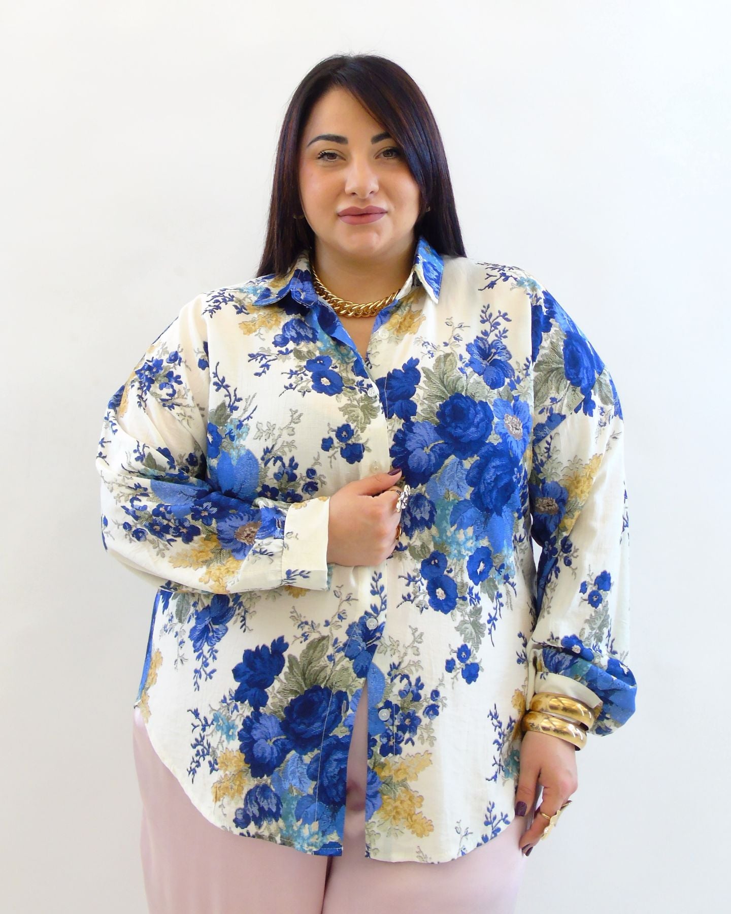 camicia flower 22177
