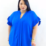 Blusa plisse 24568
