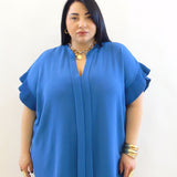 Blusa plisse 24568