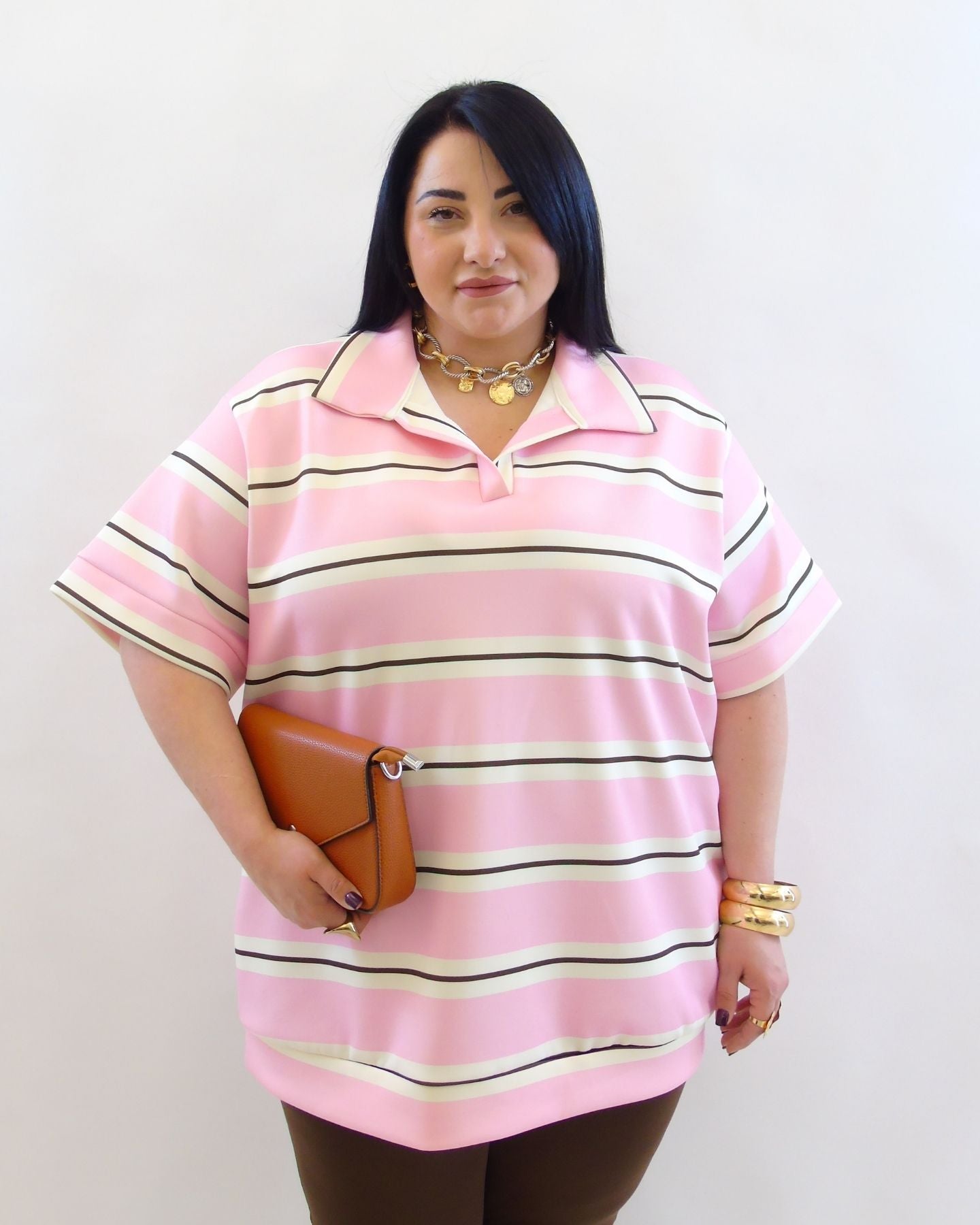 Polo gessata 8885