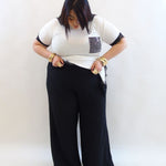 Pantalone palazzo comodo 24359