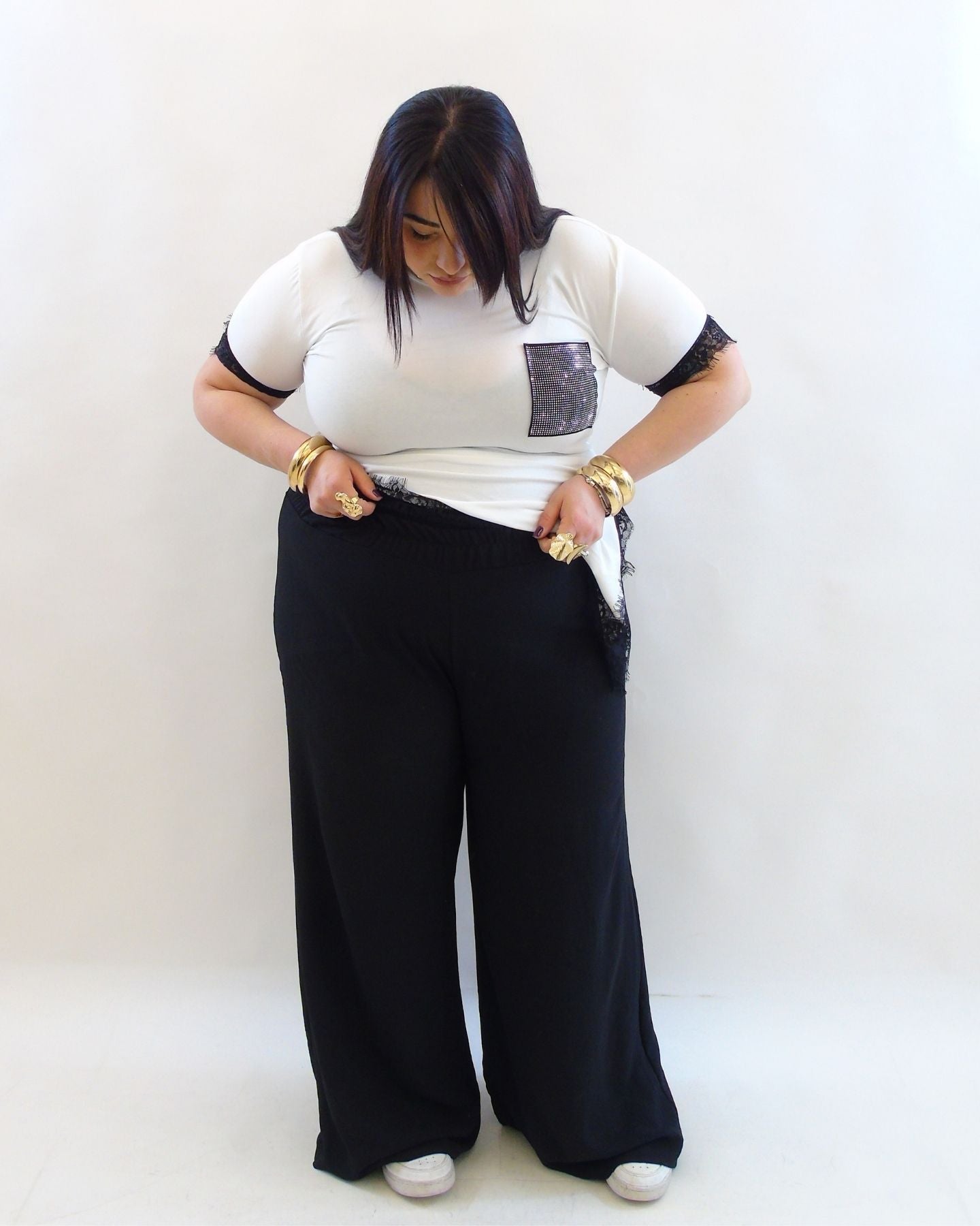 Pantalone palazzo comodo 24359