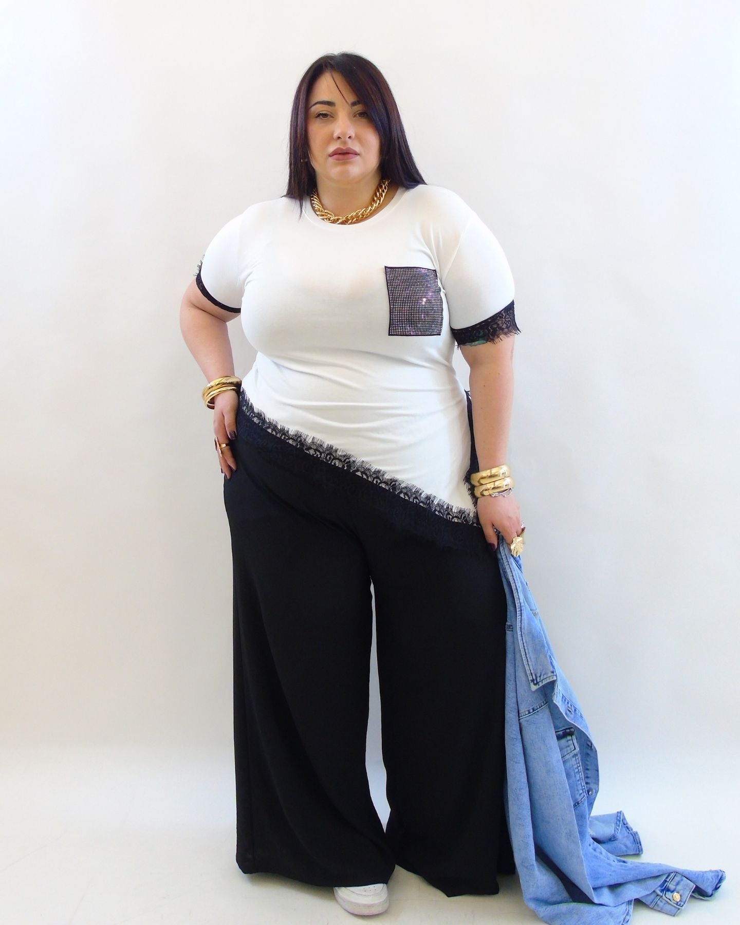 Pantalone palazzo comodo 24359