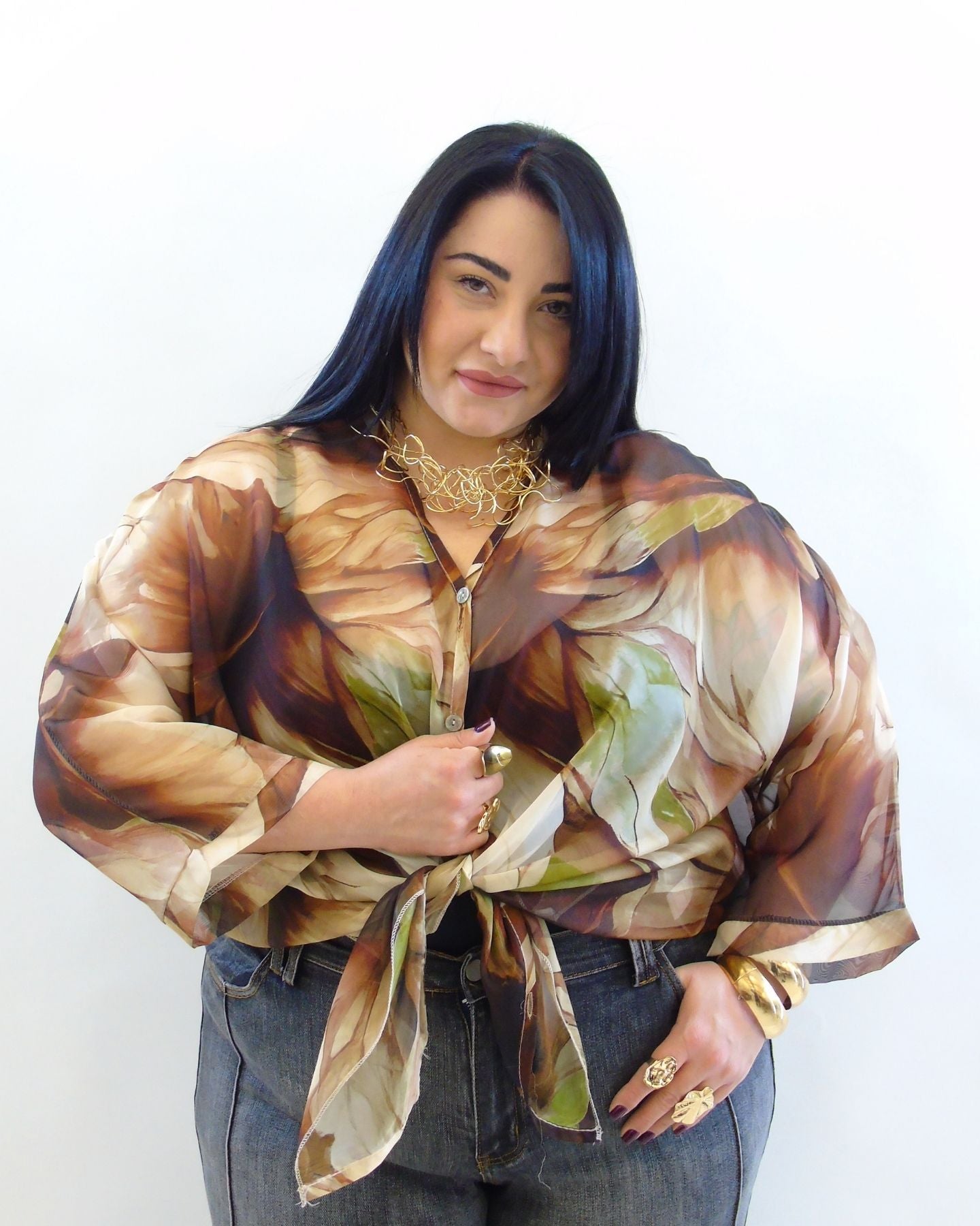 Blusa floreale 12345