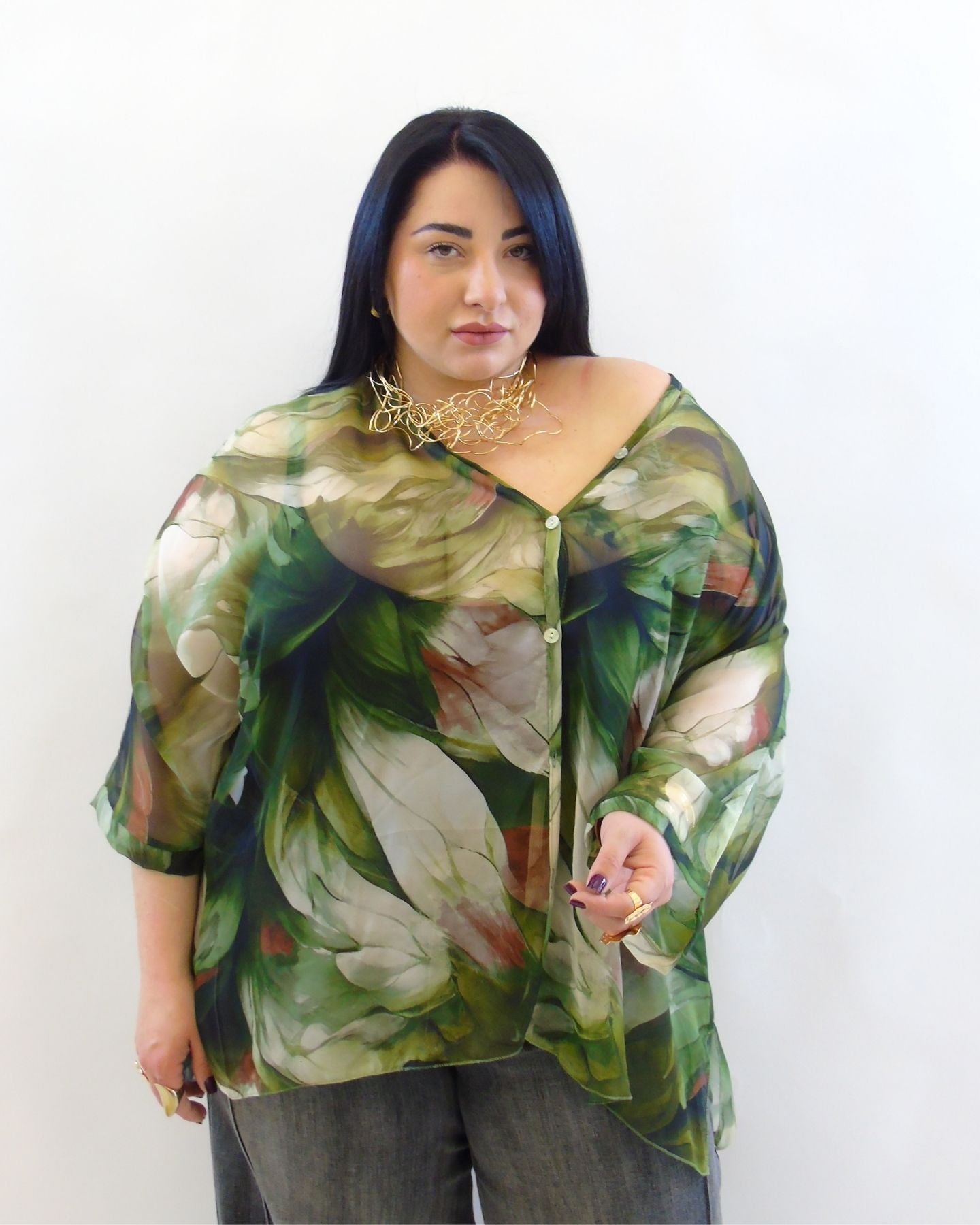 Blusa floreale 12345