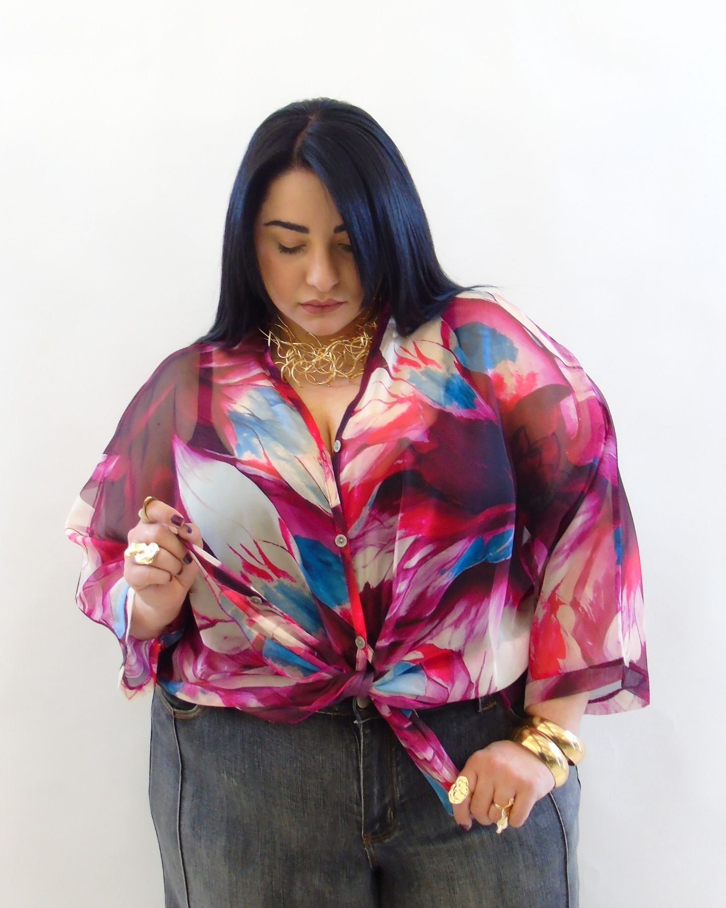 Blusa floreale 12345