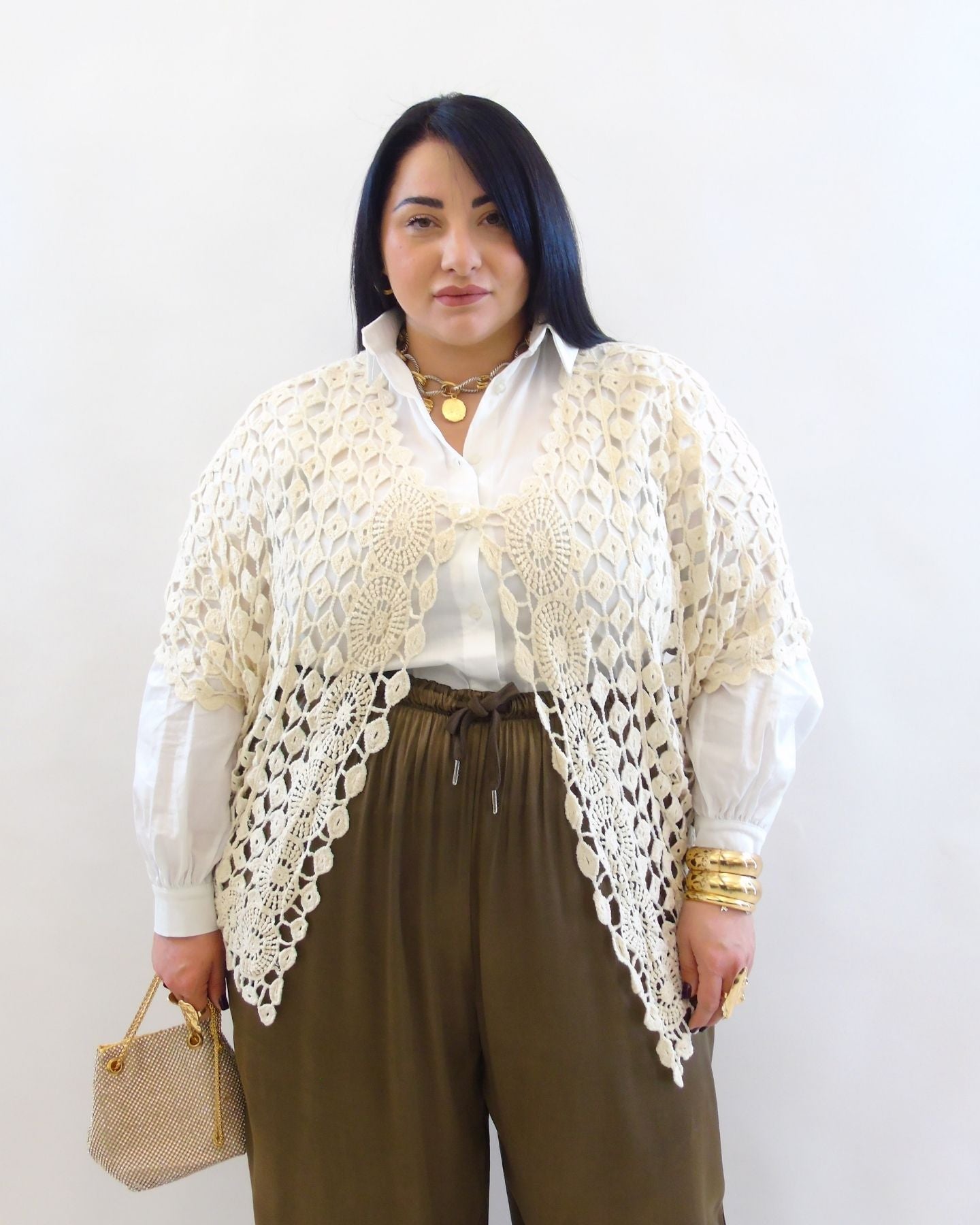 Cardigan in filo 22255