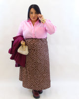 Gonna pois satin 23761